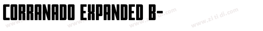 Corranado Expanded B字体转换